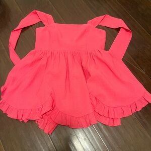 Chic Pink Ruffle Shirt